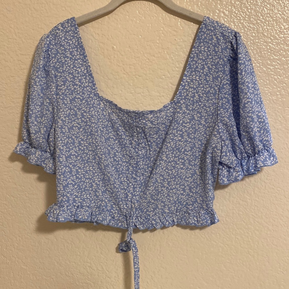 Scrunch crop top. XL, US 12